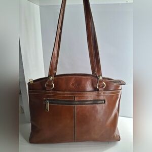 Patricia Nash Poppy Leather Tote Bag Great Condition